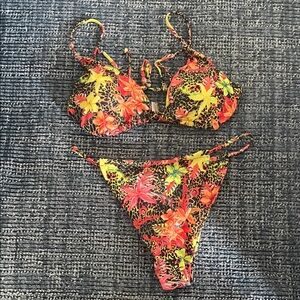 Tropical Floral Bikini Set